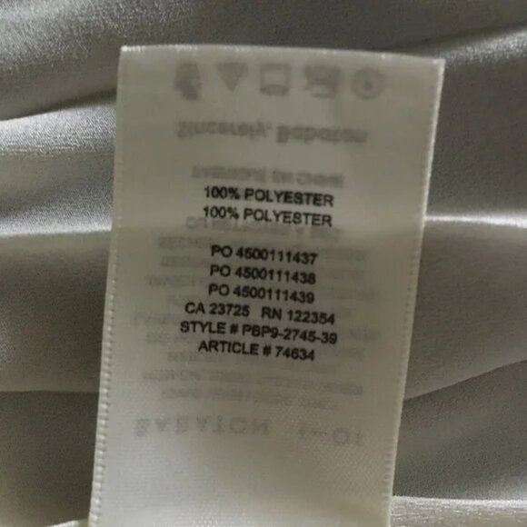 Aritzia Babaton 1-01 Guell High Neck Pleated Sleeveless Blouse Tunic Size Small - Picture 7 of 9